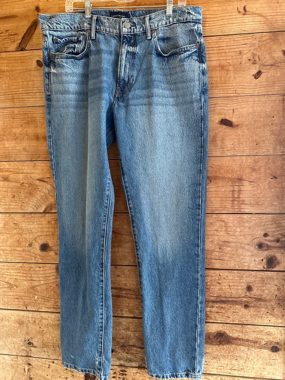 Lucky Brand Distressed Jeans Straight Leg